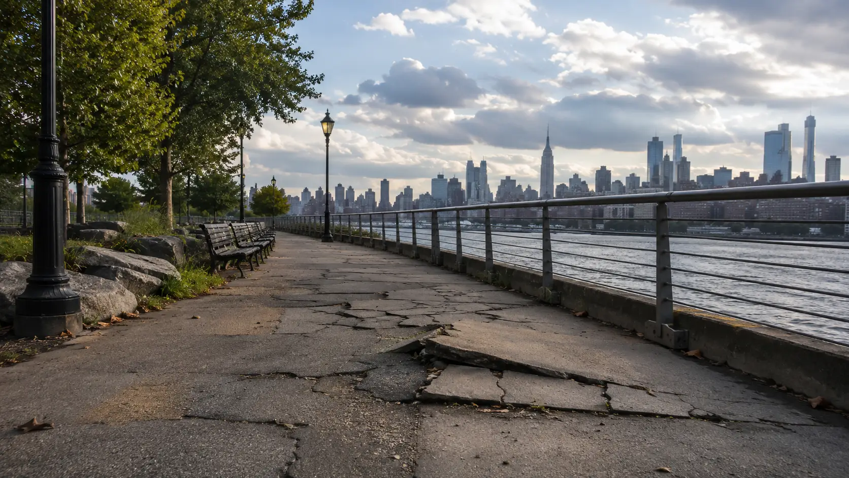 WNYC Transmitter Park Waterfront Trip and Fall Lawyer in Greenpoint